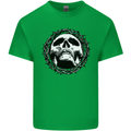 A Skull in Thorns Gothic Christ Jesus Mens Cotton T-Shirt Tee Top Irish Green