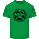 A Skull in Thorns Gothic Christ Jesus Mens Cotton T-Shirt Tee Top Irish Green