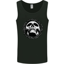 A Skull in Thorns Gothic Christ Jesus Mens Vest Tank Top Black
