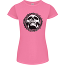 A Skull in Thorns Gothic Christ Jesus Womens Petite Cut T-Shirt Azalea
