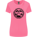 A Skull in Thorns Gothic Christ Jesus Womens Wider Cut T-Shirt Azalea