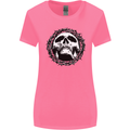 A Skull in Thorns Gothic Christ Jesus Womens Wider Cut T-Shirt Azalea