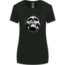 A Skull in Thorns Gothic Christ Jesus Womens Wider Cut T-Shirt Black