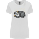 A Sleeping Badger Womens Wider Cut T-Shirt White