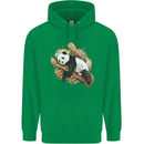 A Sleeping Panda Bear Ecology Animals Childrens Kids Hoodie Irish Green