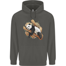 A Sleeping Panda Bear Ecology Animals Childrens Kids Hoodie Storm Grey