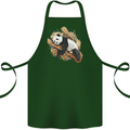 A Sleeping Panda Bear Ecology Animals Cotton Apron 100% Organic Forest Green