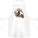 A Sleeping Panda Bear Ecology Animals Cotton Apron 100% Organic White