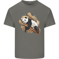 A Sleeping Panda Bear Ecology Animals Kids T-Shirt Childrens Charcoal