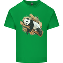 A Sleeping Panda Bear Ecology Animals Mens Cotton T-Shirt Tee Top Irish Green