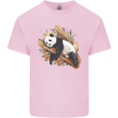 A Sleeping Panda Bear Ecology Animals Mens Cotton T-Shirt Tee Top Light Pink