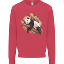 A Sleeping Panda Bear Ecology Animals Mens Sweatshirt Jumper Heliconia