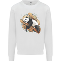 A Sleeping Panda Bear Ecology Animals Mens Sweatshirt Jumper White