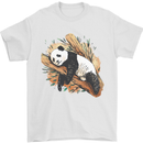 A Sleeping Panda Bear Ecology Animals Mens T-Shirt Cotton Gildan White