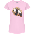 A Sleeping Panda Bear Ecology Animals Womens Petite Cut T-Shirt Light Pink