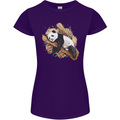 A Sleeping Panda Bear Ecology Animals Womens Petite Cut T-Shirt Purple