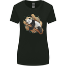 A Sleeping Panda Bear Ecology Animals Womens Wider Cut T-Shirt Black