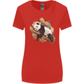 A Sleeping Panda Bear Ecology Animals Womens Wider Cut T-Shirt Red