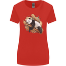 A Sleeping Panda Bear Ecology Animals Womens Wider Cut T-Shirt Red