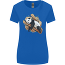 A Sleeping Panda Bear Ecology Animals Womens Wider Cut T-Shirt Royal Blue