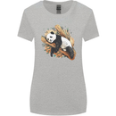 A Sleeping Panda Bear Ecology Animals Womens Wider Cut T-Shirt Sports Grey