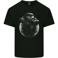 A Sloth On the Moon Kids T-Shirt Childrens Black