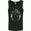 A Sloth On the Moon Mens Vest Tank Top Black