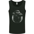 A Sloth On the Moon Mens Vest Tank Top Black