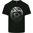 A Sloth With an Eye Patch Mens Cotton T-Shirt Tee Top Black