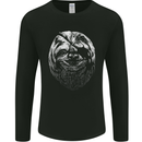 A Sloth With an Eye Patch Mens Long Sleeve T-Shirt Black