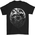 A Sloth With an Eye Patch Mens T-Shirt 100% Cotton Black