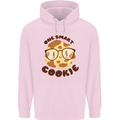 A Smart Cookie Funny Food Nerd Geek Maths Childrens Kids Hoodie Light Pink
