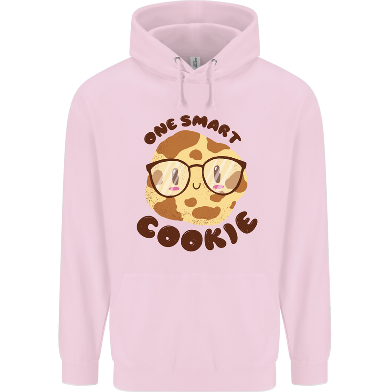 A Smart Cookie Funny Food Nerd Geek Maths Childrens Kids Hoodie Light Pink