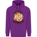 A Smart Cookie Funny Food Nerd Geek Maths Childrens Kids Hoodie Purple