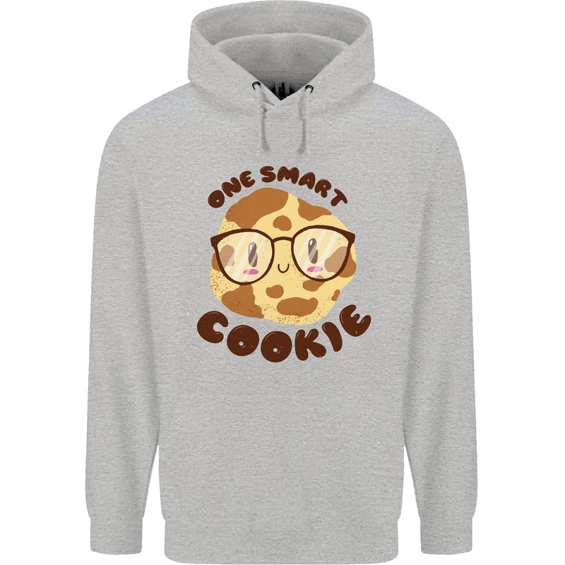 A Smart Cookie Funny Food Nerd Geek Maths Childrens Kids Hoodie Sports Grey