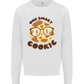 A Smart Cookie Funny Food Nerd Geek Maths Kids Sweatshirt Jumper White