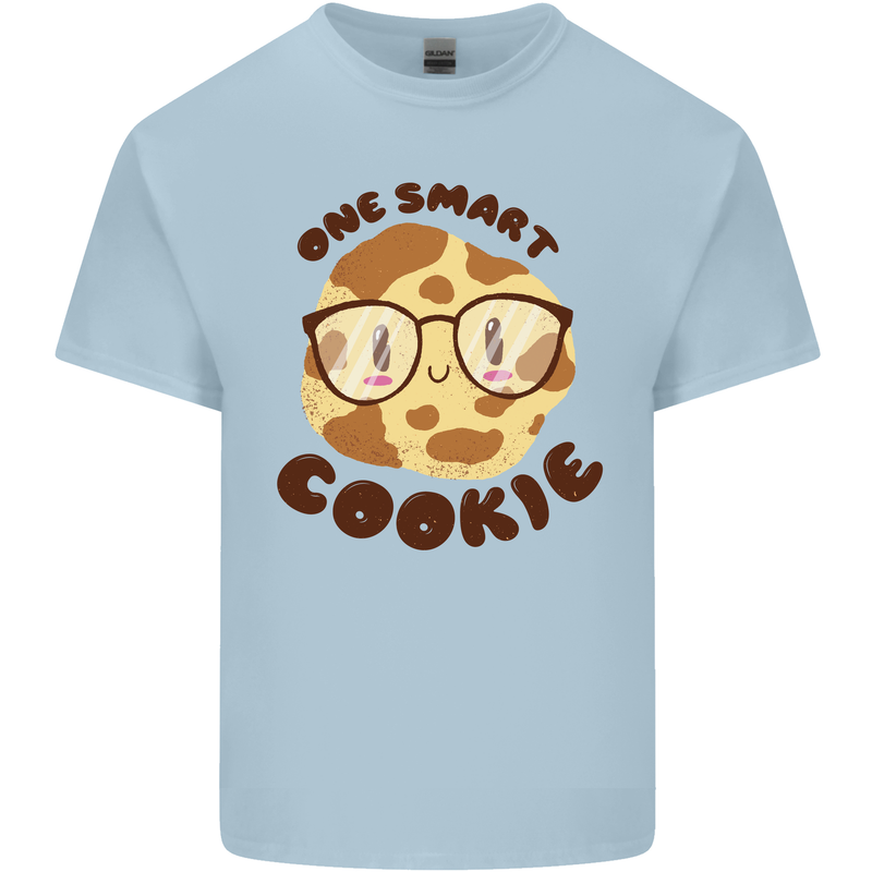 A Smart Cookie Funny Food Nerd Geek Maths Kids T-Shirt Childrens Light Blue