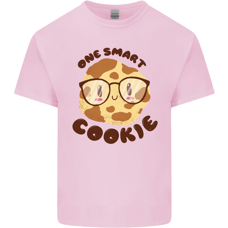 A Smart Cookie Funny Food Nerd Geek Maths Kids T-Shirt Childrens Light Pink