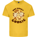 A Smart Cookie Funny Food Nerd Geek Maths Kids T-Shirt Childrens Yellow