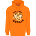 A Smart Cookie Funny Food Nerd Geek Maths Mens 80% Cotton Hoodie Orange