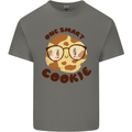 A Smart Cookie Funny Food Nerd Geek Maths Mens Cotton T-Shirt Tee Top Charcoal