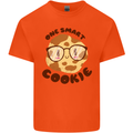 A Smart Cookie Funny Food Nerd Geek Maths Mens Cotton T-Shirt Tee Top Orange