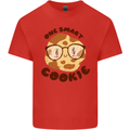 A Smart Cookie Funny Food Nerd Geek Maths Mens Cotton T-Shirt Tee Top Red