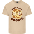 A Smart Cookie Funny Food Nerd Geek Maths Mens Cotton T-Shirt Tee Top Sand