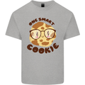 A Smart Cookie Funny Food Nerd Geek Maths Mens Cotton T-Shirt Tee Top Sports Grey