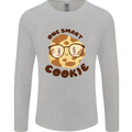 A Smart Cookie Funny Food Nerd Geek Maths Mens Long Sleeve T-Shirt Sports Grey