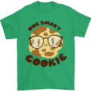 A Smart Cookie Funny Food Nerd Geek Maths Mens T-Shirt 100% Cotton Irish Green