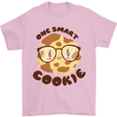 A Smart Cookie Funny Food Nerd Geek Maths Mens T-Shirt 100% Cotton Light Pink
