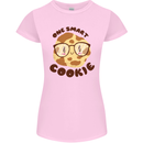 A Smart Cookie Funny Food Nerd Geek Maths Womens Petite Cut T-Shirt Light Pink