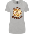 A Smart Cookie Funny Food Nerd Geek Maths Womens Wider Cut T-Shirt Sports Grey